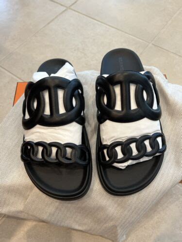 hermes chaine d'ancre sandals|hermes chypre sandals.